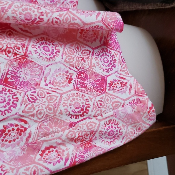 Cotton blend geometric print lounge or sleep top NWOT - Picture 3 of 5